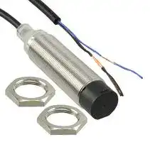 E2B-M18LN16-WP-B2 2M: Inductive Proximity Sensor, E2B Series, 16 mm, M18, PNP/SPST-NC, Long Body, Pre-Wired, 2m