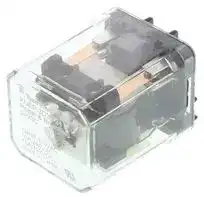 KUEP-11D15-24: Power Relay, DPDT, 24 VDC, 10 A, KUEP Series, Socket, Non Latching