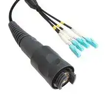 PXEB5402B005: Fibre Optic Cable, Multimode, 4 Fibres, 62.5µm / 125µm, Plug to LC, 5 m
