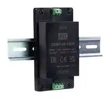 DDRH-45-12DR: Isolated DIN Rail Mount DC/DC Converter, ITE & Industrial, 10:1, 45 W, 1 Output, 12 V, 3.75 A