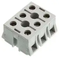 0987RZTC 03: TERMINAL BLOCK, BARRIER, 3 POSITION, 24-8AWG