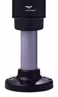 915743900: Tube Base, Aluminium, Plastic Foot, 250mm, Auer Signal Modul-Compete 50 Series Signal Towers