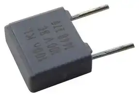 BFC237021104: General Purpose Film Capacitor, Metallized PET, Radial Box - 2 Pin, 0.1 µF, ± 10%, 63 V, 100 V