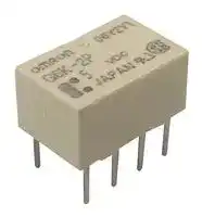 G6K-2P-Y-DC12: Signal Relay, 12 VDC, DPDT, 1 A, G6K Series, Through Hole, Non Latching