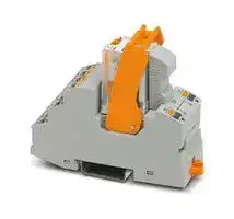2903311: Power Relay, DPDT, 120 VAC, 3 A, RIFLINE complete Series, DIN Rail