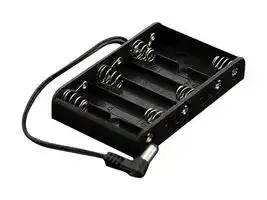 FIT0141: Battery Holder, AA, 6 Cell, DC2.1 Power Jack x1, 93 x 57 x 15 mm