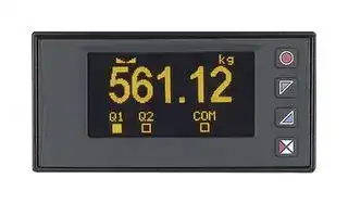 DP400S: Strain Gauge Meter, 1/8 DIN, Backlight, OLED, 2 Relay, Analog O/P, Isolated RS485, RFID/NFC Enabled
