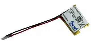 LP851719JU: Rechargeable Battery, 3.7 V, Lithium Ion, 200 mAh, Wire Leads, 1