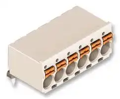 2092-1372: Wire-To-Board Terminal Block, 5 mm, 2 Ways, 24 AWG, 12 AWG, 2.5 mm², Push In