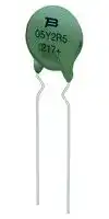 BN-LG05Y100MYB: NTC Thermistor, In-Rush Current Limiting, 10 ohm, 1 A, 5 mm Disc, BN-LG05Y Series