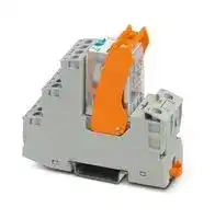 2903324: Power Relay, DPDT, 125 VDC, 3 A, RIFLINE complete Series, DIN Rail