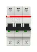 2CDS253001R0064: Thermal Magnetic Circuit Breaker, System Pro M Compact S200, 6 A, 3 Pole, 277 VAC, DIN Rail