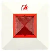 FX251D: Remote Indicator, Red, IP30, 87 mm H