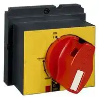 GV7AP04: Direct Rotary Handle, IP55, Red, Padlockable, for TeSys GV5-GV7 Series Circuit Breaker