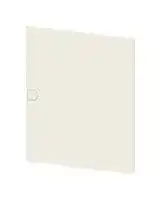 8GB5002-5KM01: Circuit Breaker Accessory, Plastic, White, SIMBOX Distribution Board, Door, ALPHA Series