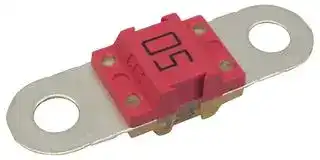 153.5631.5501: Fuse, Automotive, Slow Blow, 50 A, 32 V, 16mm x 12mm x 7.8mm, BF1