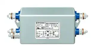 B84112G0000G125: Power Line Filter, General Purpose, 250 VAC, 25 A, Single Phase, 1 Stage, Chassis Mount