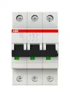 2CDS253001R0134: Thermal Magnetic Circuit Breaker, MCB, 3P, 20 kA, 230 V, 13 A