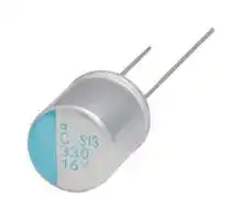 APSC100ELL391MHB5S: Polymer Aluminium Electrolytic Capacitor, 390 µF, 10 V, 9000 µohm, 15000 hours @ 105°C, ± 20%