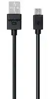 MEFUSBB30AV1: USB Cable, Type A Plug to Micro Type B Plug, 300 mm, 11.8 ", USB 2.0, Black