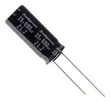 100ZLJ100M10X20: Electrolytic Capacitor, Miniature, 100 µF, 100 V, ± 20%, Radial Leaded, 10000 hours @ 105°C, Polar