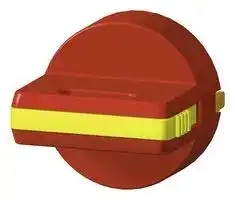 3VT9100-3HF20: Handle, Red/Yellow, VT160 Series Circuit Breaker