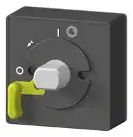 3VT9100-3HG10: Front Panel, Handle, Black, VT160 Series Circuit Breaker