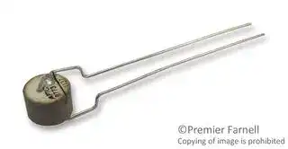 B59773B0120A070: PTC Thermistor, 500 ohm, 550 V, -40 °C to 125 °C, Through Hole, Radial Leaded, B59773 Series