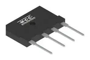 GBJ3516-BP: Bridge Rectifier, Single Phase, 1.6 kV, 35 A, GBJ, 4 Pins, 1.1 V