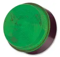 X80-01-04: Beacon, Xenon, Green, Flashing, 30VDC, IP67, 76mm Dia., 50mm Height