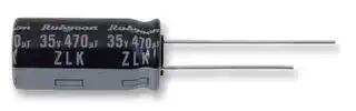 16ZLK1500M10X25: Electrolytic Capacitor, Miniature, 1500 µF, 16 V, ± 20%, Radial Leaded, 5000 hours @ 105°C, Polar