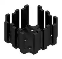 FK 201 SA 3 TO 3: Heat Sink, 6 K/W, TO-3, 45 mm, 25.4 mm, 45 mm