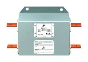 B84142C0320S081: Power Line Filter, General Purpose, 1.5 kVDC, 320 A, Single Phase, 2 Stage, Chassis Mount