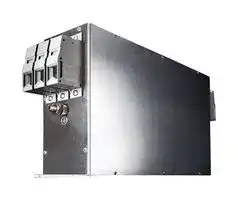 FN258-16-07: Power Line Filter, EMC/RFI, General Purpose, 480 VAC, 16 A, Three Phase, 2 Stage, Chassis Mount
