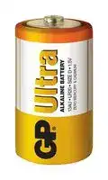 GPPCA13AU004: Battery, 1.5 V, D, Alkaline, Raised Positive and Flat Negative, 2