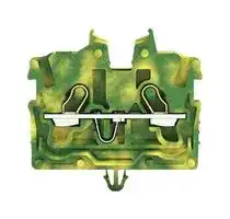 2050-317: DIN Rail Mount Terminal Block, 2 Ways, 24 AWG, 16 AWG, 1 mm², Push In, 13.5 A