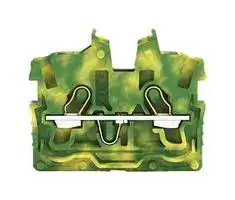 2050-327: DIN Rail Mount Terminal Block, 2 Ways, 24 AWG, 16 AWG, 1 mm², Push In, 13.5 A