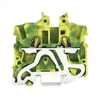 2052-1207: DIN Rail Mount Terminal Block, 2 Ways, 22 AWG, 12 AWG, 2.5 mm², Push In