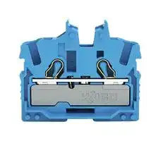 2052-304: DIN Rail Mount Terminal Block, 2 Ways, 22 AWG, 12 AWG, 2.5 mm², Push In, 24 A