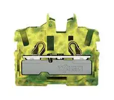 2052-307: DIN Rail Mount Terminal Block, 2 Ways, 22 AWG, 12 AWG, 2.5 mm², Push In