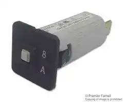 4404.0069: Thermal Circuit Breaker, T9-611, 8 A, 1 Pole, 48 V, 240 V, Panel