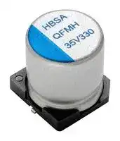 EHBSA016M8211010T: Hybrid Aluminium Electrolytic Capacitor, V-Chip, 820 µF, ± 20%, 16 V, Radial Can - SMD, 0.018 ohm