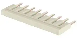 2002-409.: JUMPER, PUSH-IN, 9POS, LIGHT GRAY