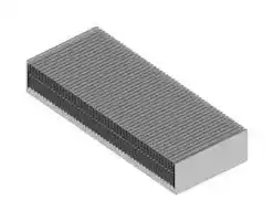 SK 661 150 AL: Heat Sink, 0.013 K/W, 500 mm, 84 mm, 150 mm
