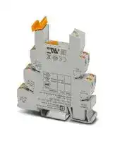 2900283: Relay Socket, DIN Rail, Push In, 24 VDC, PLC-INTERFACE Series