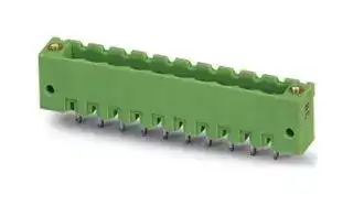1924415: Terminal Block, w/Flange, Header, 5 mm, 2 Ways, 16 A, 320 V, Through Hole Vertical