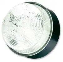 X80-02-05: Beacon, Xenon, Transparent, Flashing, 100VDC, 72VAC, IP67, 76mm Dia., 50mm Height