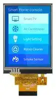 MDT0320ASHHR-MULTI: TFT LCD, 3.2 ", 240 x 320 Pixels, Portrait, RGB, 2.8V