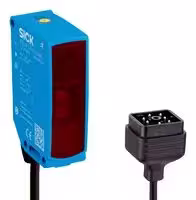 WTB26I-3B111120ZZZ: Photoelectric Sensor, 2m, NPN/PNP/Push Pull, Proximity, 7 Pin Q7 Connector Cable, W26 Series