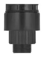 63082000: Signal Indicator Accessory, KombiSIGN 40, Adapter, Single Hole Mount, 40mm Dia., Black